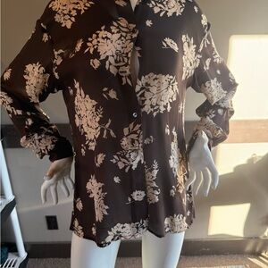 Dana Buchaman silk blouse